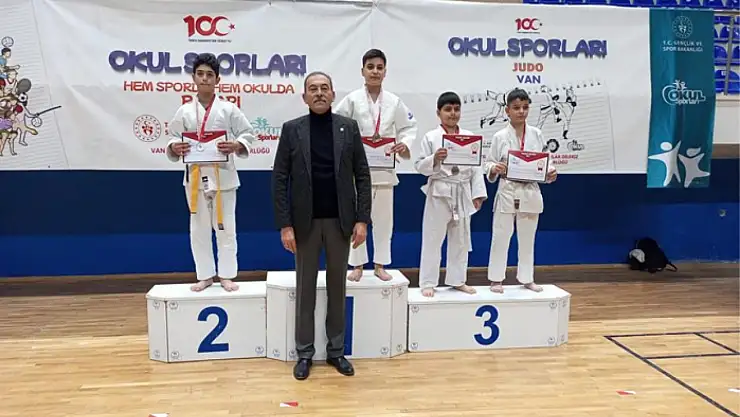 Van'da judo grup müsabakaları sona erdi