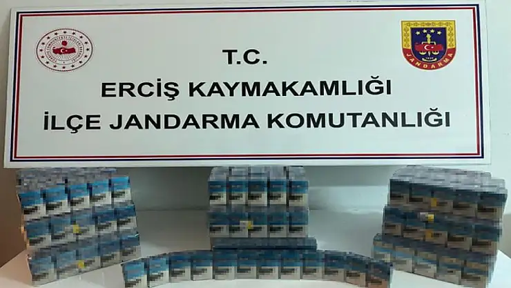 Van'da kaçak sigara ele geçirildi
