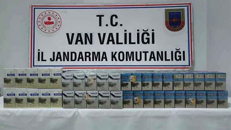 Van'da kaçak sigara ele geçirildi