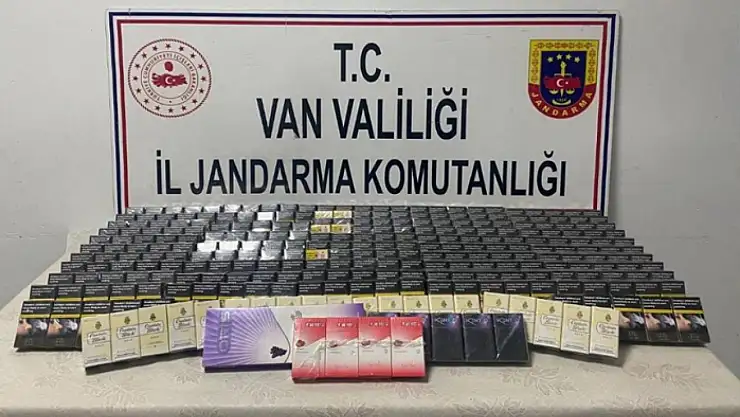 Van'da kaçak sigara ele geçirildi