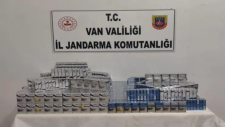 Van'da kaçak sigara ele geçirildi