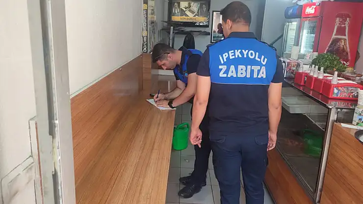 Van'da kaldırım ve yol işgaline ceza