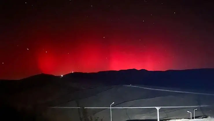 Van'da Kuzey ışıkları görüldü