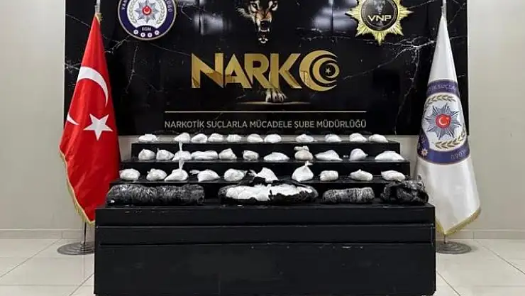 Van'da metamfetamin ele geçirildi