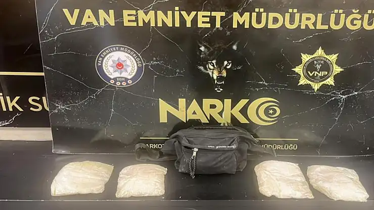 Van'da metamfetamin ele geçirildi