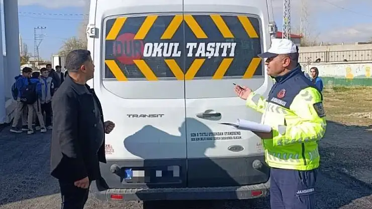 Van'da okul servisleri denetlendi