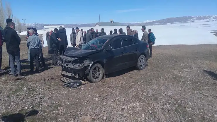 Van'da otomobil ağaca çarptı: Yaralılar var