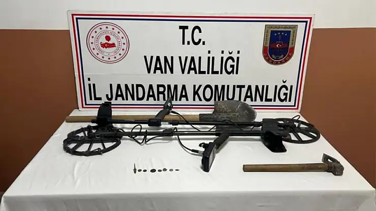 Van'da tarihi eser kaçakçılığı operasyonu