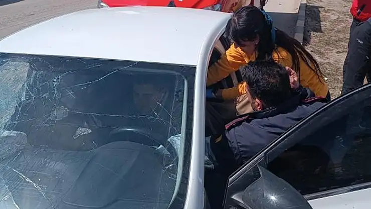Van'da trafik kazası