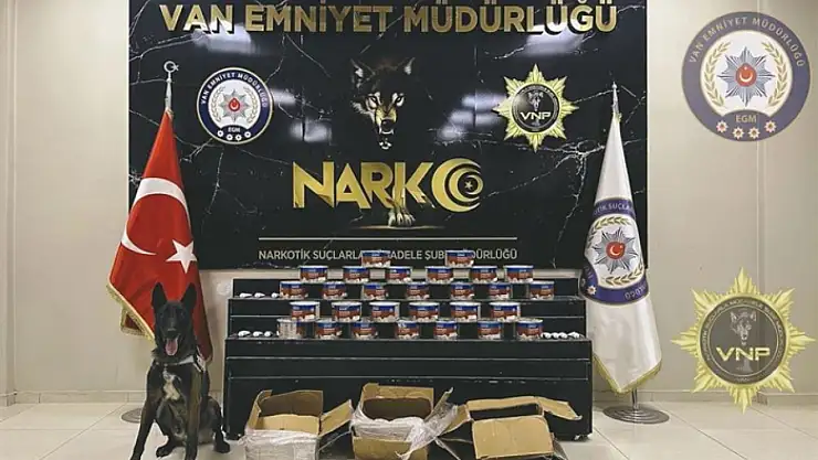 Van'da uyuşturucu ele geçirildi