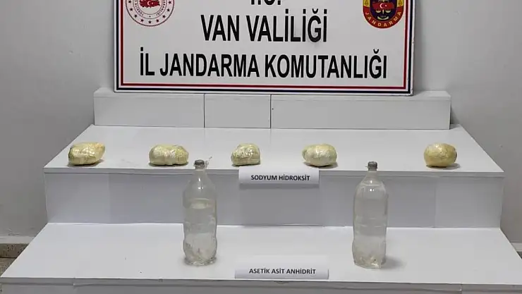 Van'da uyuşturucu operasyonu