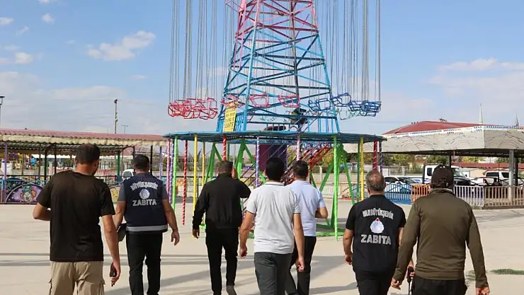Van'daki lunaparklarda güvenlik denetimi yapıldı