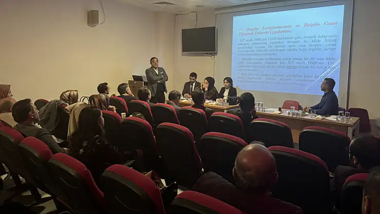 Van'daki sağlık idarecilerine muhakkiklik eğitimi
