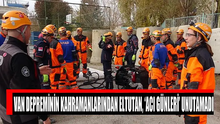 Van depreminin kahramanlarından Eltutan, 'acı günleri' unutamadı