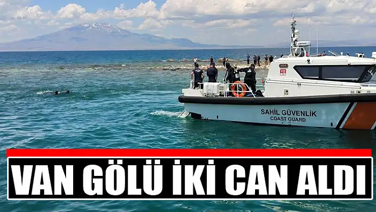 Van Gölü iki can aldı
