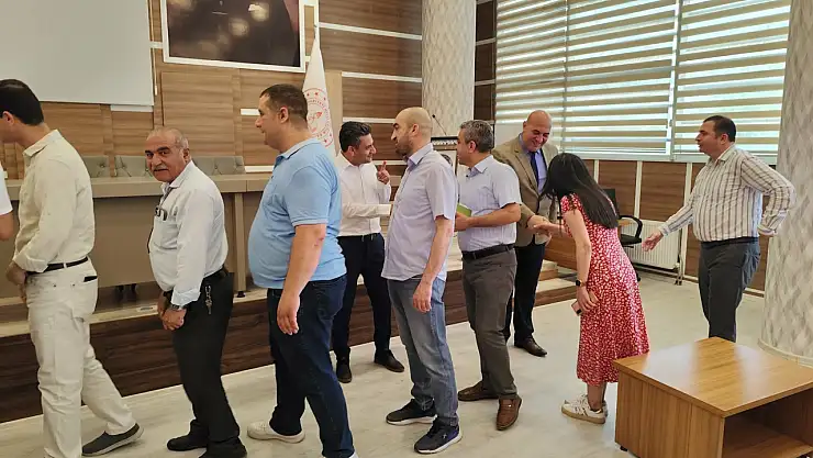 Van İl Milli Eğitim Müdürlüğünde ilk mesai gününde bayramlaşma töreni