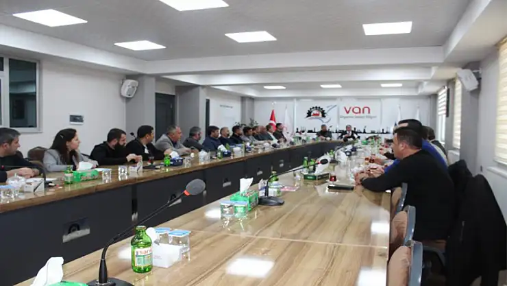 Van OSB'de 'İstişare Toplantısı' düzenlendi