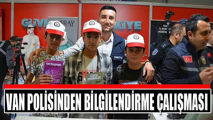 Van polisinden bilgilendirme çalışması