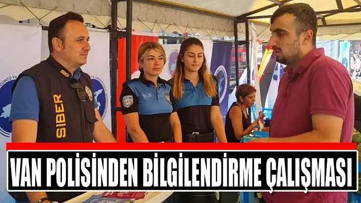 Van polisinden bilgilendirme çalışması