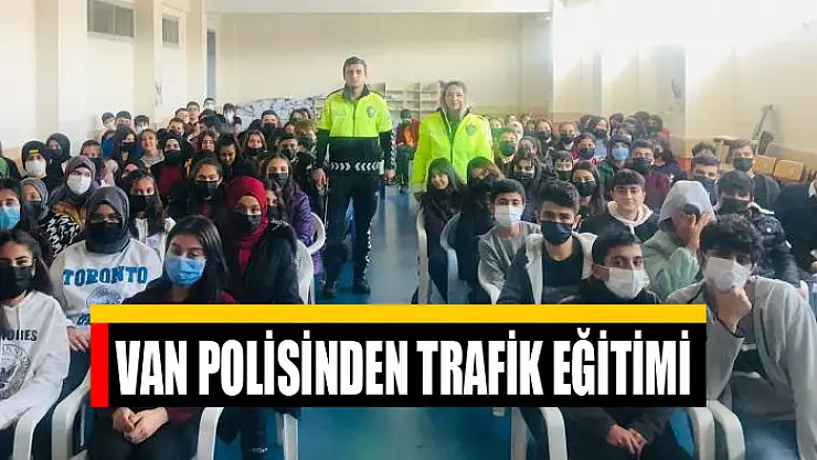 Van polisinden trafik eğitimi