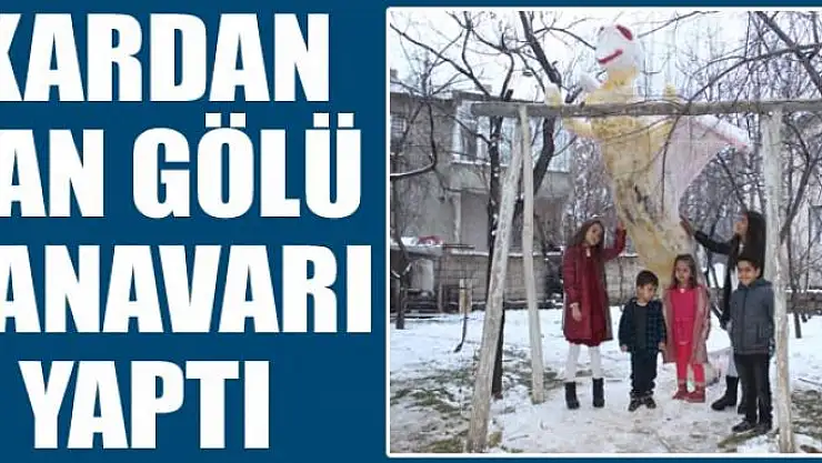Kardan Van Gölü canavarı yaptı