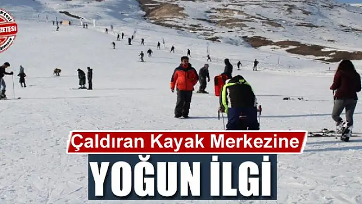 Çaldıran Kayak Merkezine yoğun ilgi 