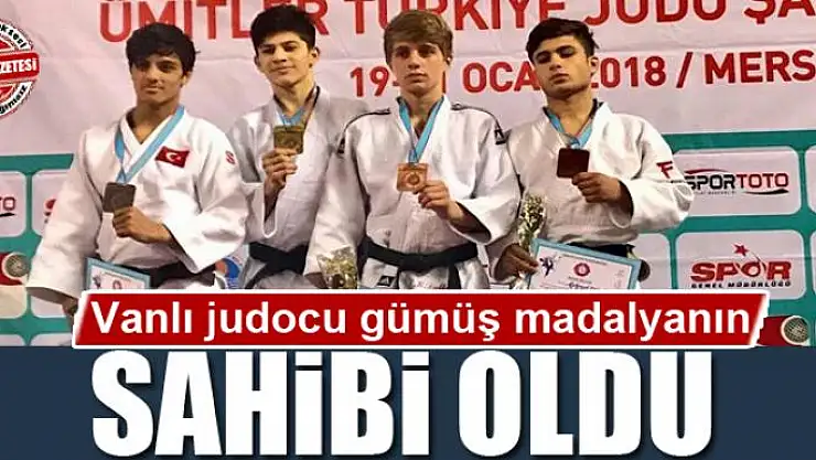 Vanlı judocu gümüş madalyanın sahibi oldu 