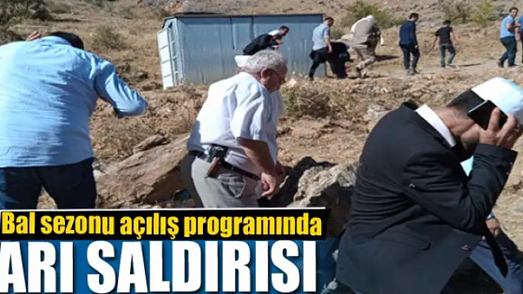 Bal sezonu açılış programında arı saldırısı