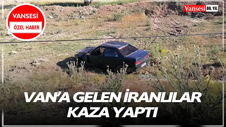 Van'a gelen İranlılar Kaza Yaptı