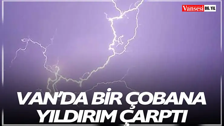 Van'da bir çobana yıldırım çarptı
