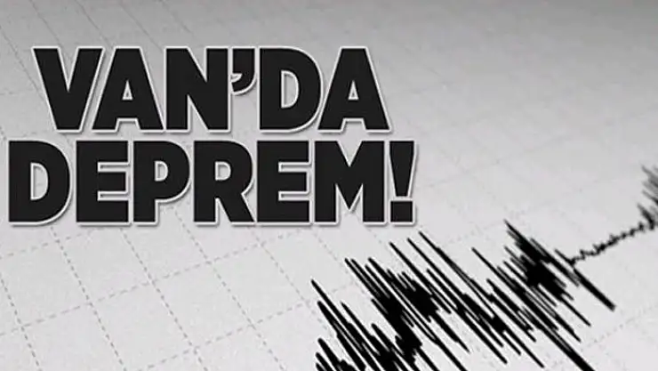Van'da deprem