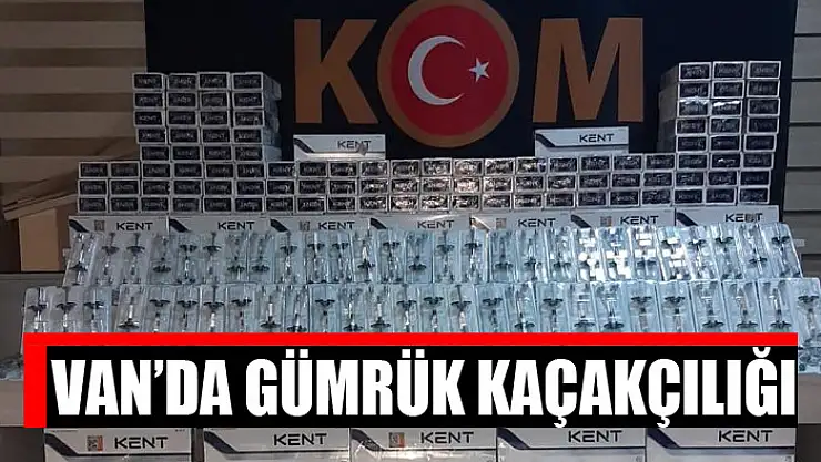 Van'da gümrük kaçakçılığı