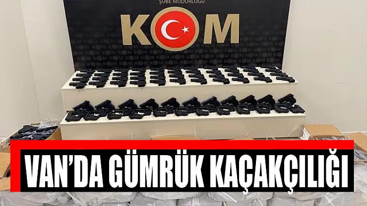 Van'da gümrük kaçakçılığı