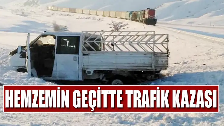 Van'da hemzemin geçitte trafik kazası 1 yaralı