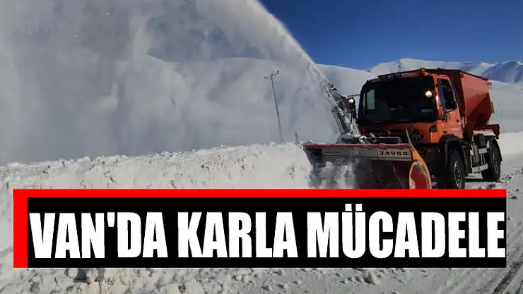Van'da karla mücadele
