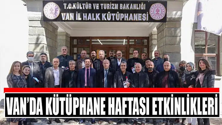 Van'da Kütüphane Haftası etkinlikleri