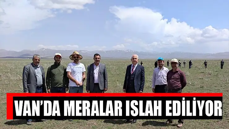 Van'da meralar ıslah ediliyor