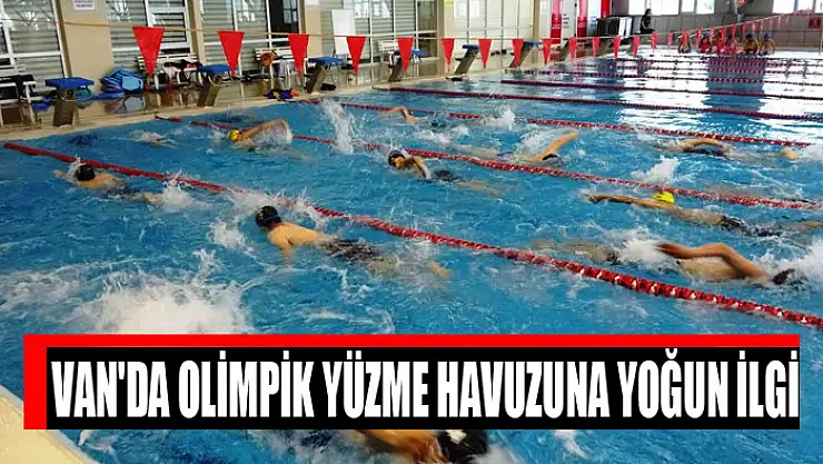 Van'da Olimpik Yüzme Havuzuna yoğun ilgi