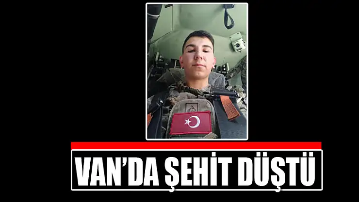 Van'da şehit düştü