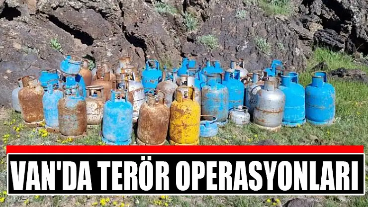 Van'da terör operasyonları