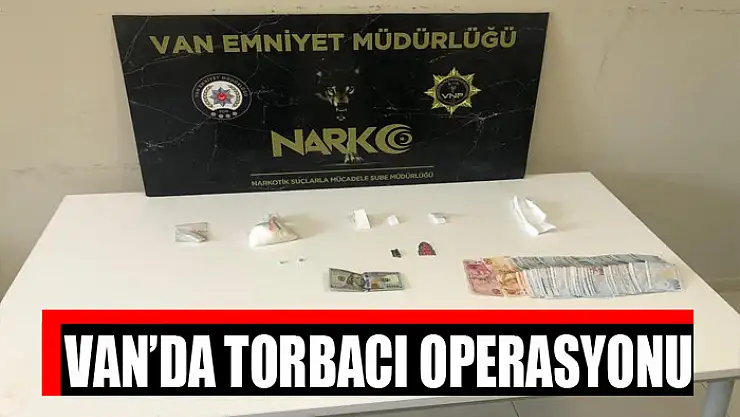 Van'da torbacı operasyonu