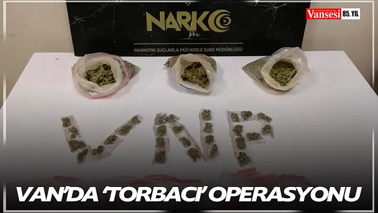 Van'da 'torbacı' operasyonu