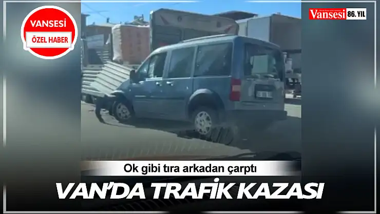Van'da trafik kazası
