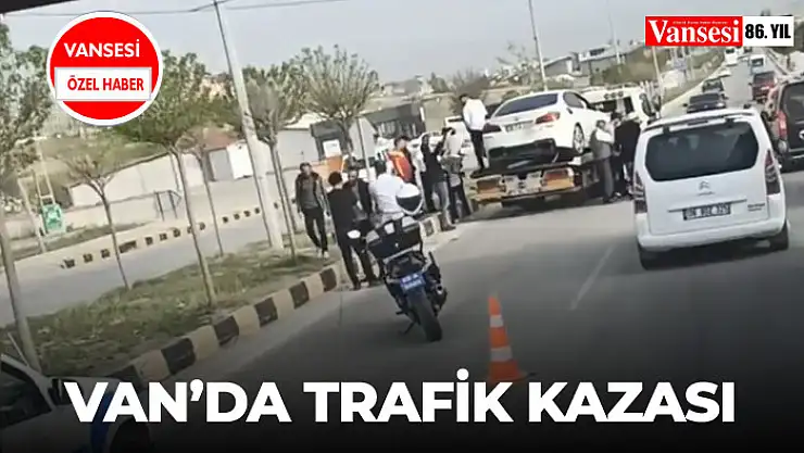Van'da trafik kazası