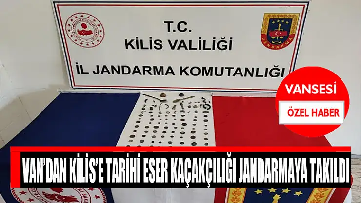 Van'dan Kilis'e tarihi eser kaçakçılığı Jandarmaya takıldı