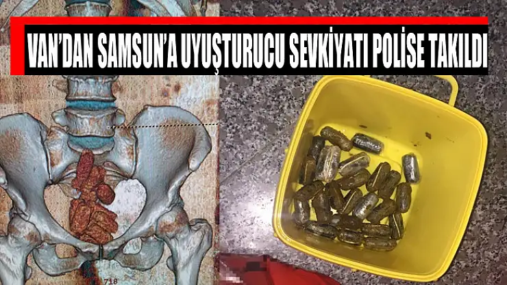 Van'dan Samsun'a uyuşturucu sevkiyatı polise takıldı