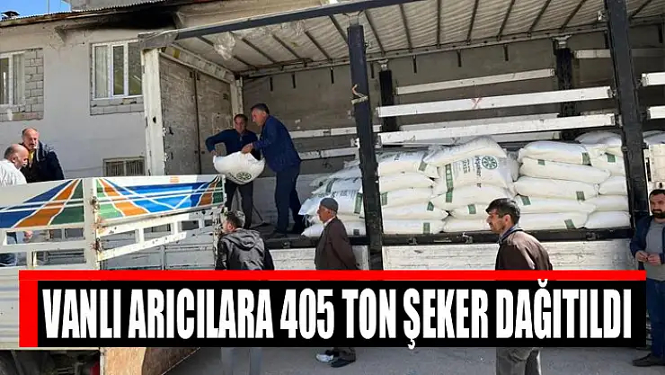 Vanlı arıcılara 405 ton şeker dağıtıldı