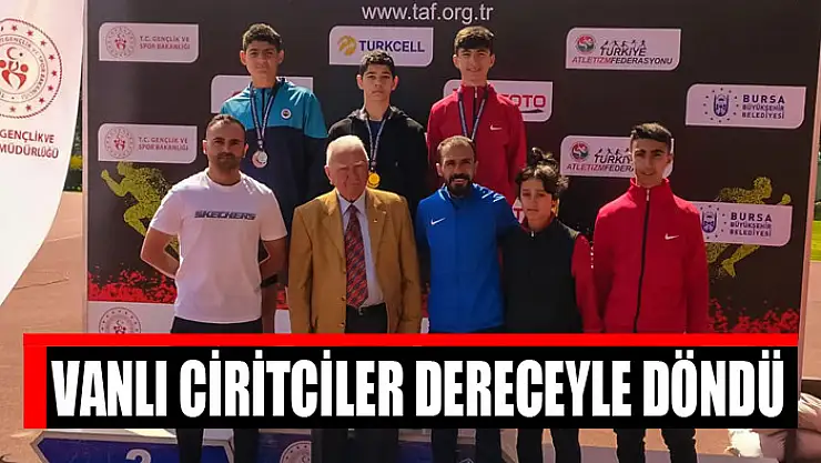 VANLI CİRİTCİLER DERECEYLE DÖNDÜ