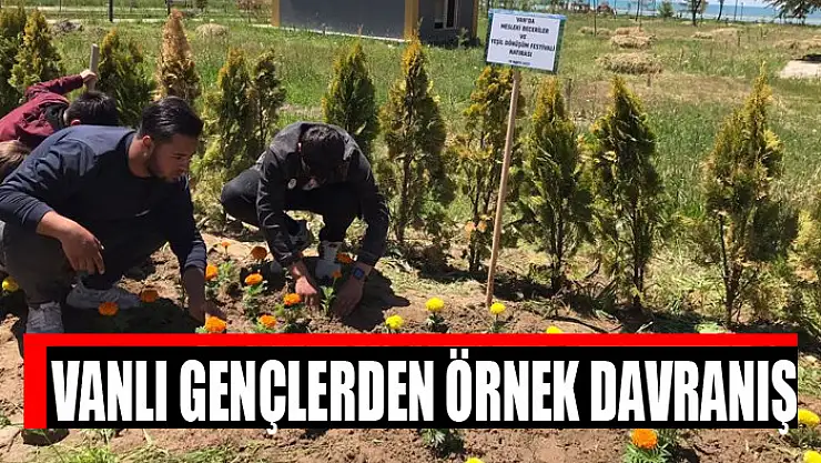 Vanlı gençlerden örnek davranış