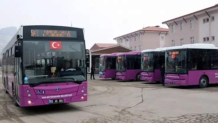 Vanlı öğrencilere ücretsiz ulaşım desteği